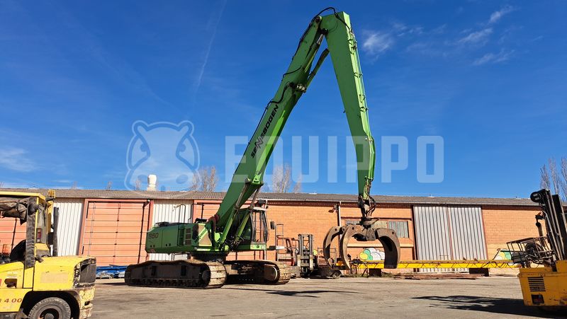 Sennebogen 850R with hydraulic rotating grapple - Right Front - Used Material Handling Excavator