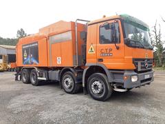 Mercedes-Benz Actros 3241 K 8x4 2004 RSP ESE 32 / 7-2 Double Turbine - Avant droit - Excavatrice Aspiratrice d’Occasion