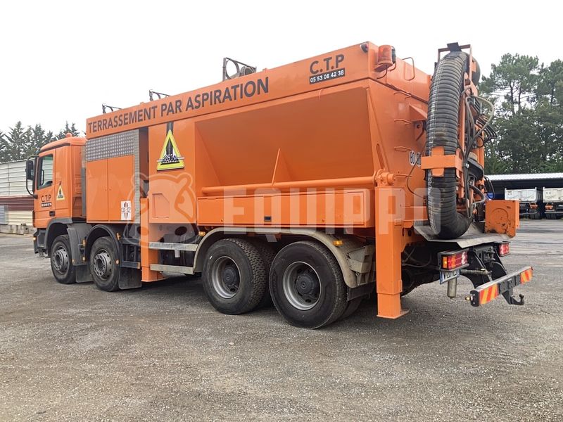 Mercedes-Benz Actros 3241 K 8x4 2004 RSP ESE 32 / 7-2 Double Turbine - Arrière gauche - Excavatrice Aspiratrice d’Occasion