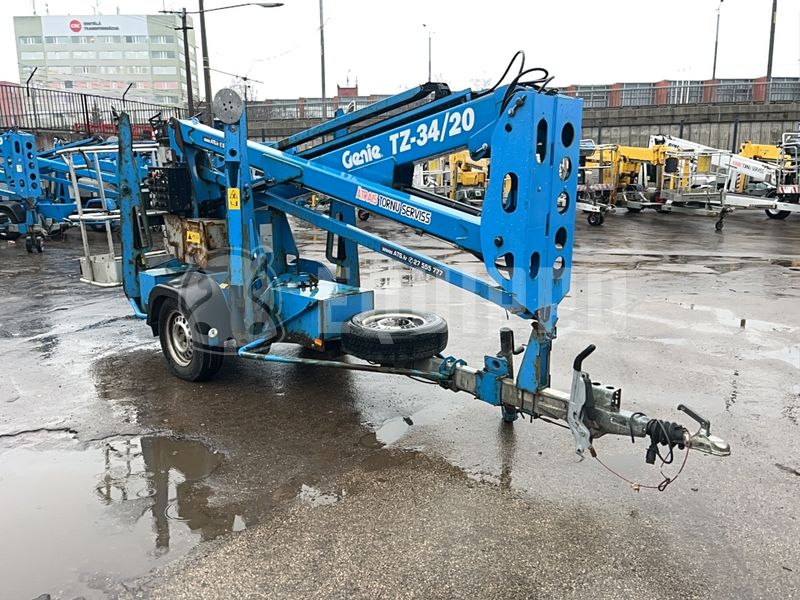 Genie TZ34 (12m) - Avant droit - Trailer-Mounted Boom Lift d’Occasion