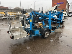 Genie TZ34 (12m) - Right Back - Used Trailer-Mounted Boom Lift