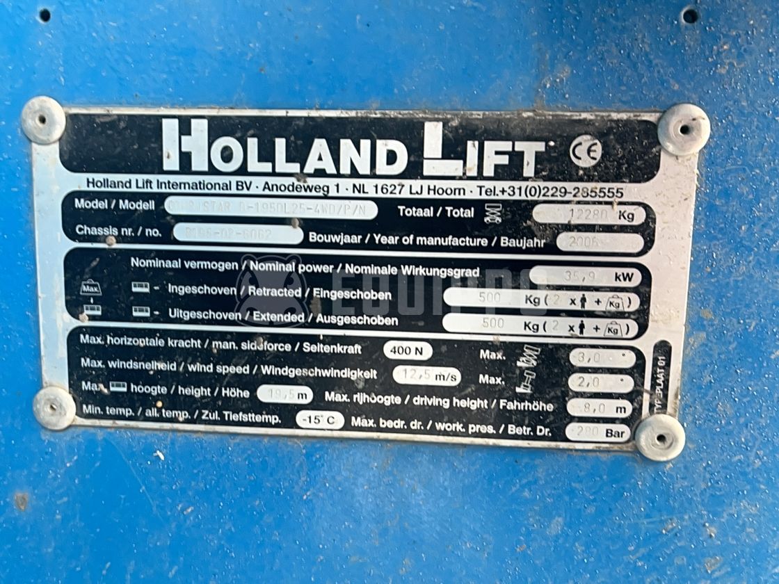 2006 Holland Lift Combistar B195-DL25-44298060