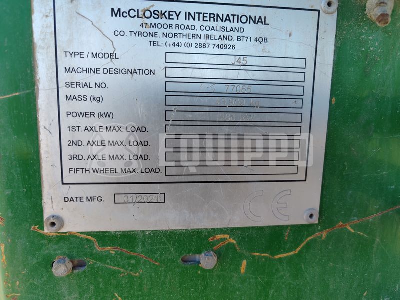 2021 MCCLOSKEY J45-46096143