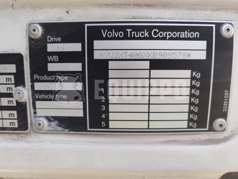 2019 Volvo FMX 500-47663701