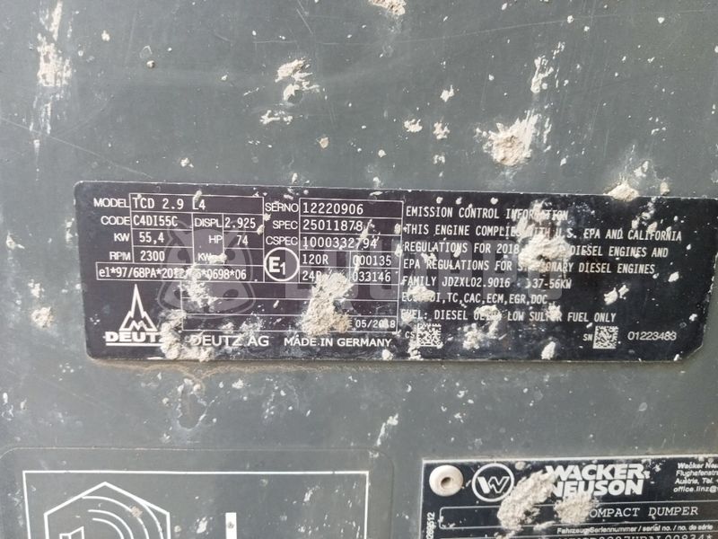 2018 WACKER NEUSON DW50-47827717