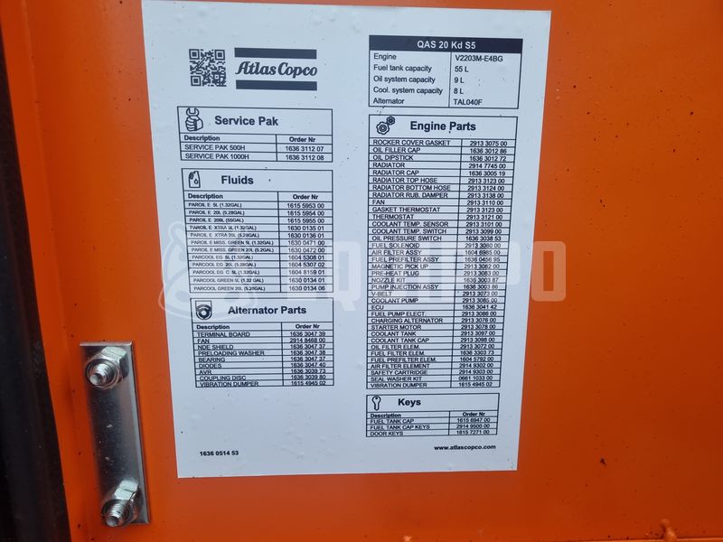 2024 Atlas Copco QAS 20-45022887