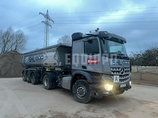 Picture of the Mercedes-Benz Arocs 1853 Hydrodrive with 3-axle Schwarzmüller K-Series Steel Tipper