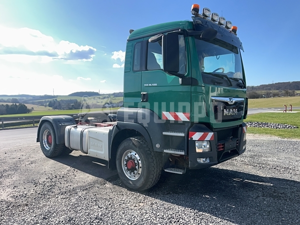 Picture of the MAN TGS 18.500 4x4H BLS with 2023 Kempf SKD 32/2 3-way tipper semi-trailer