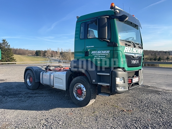 Picture of the MAN TGS 18.500 4x4H BLS with 2010 Kempf SKM 31/2 SR tipper semi-trailer